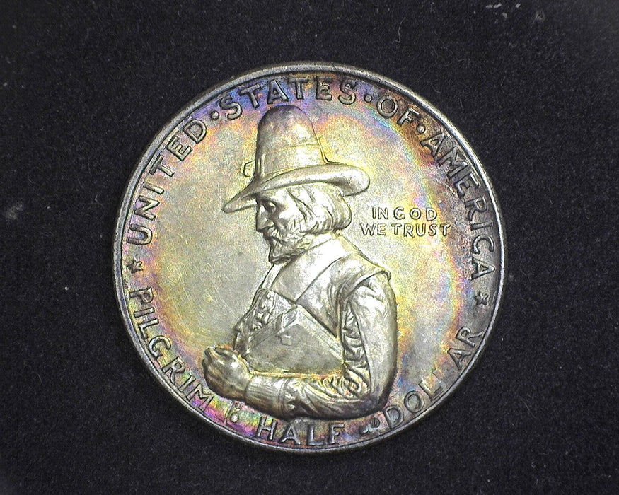 1920 Pilgrim Commemorative BU, MS63 Beauty toning - US Coin