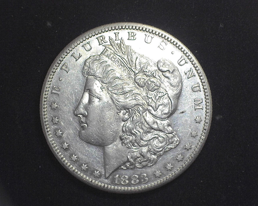 1883 S Morgan Silver Dollar AU Semi Proof like - US Coin