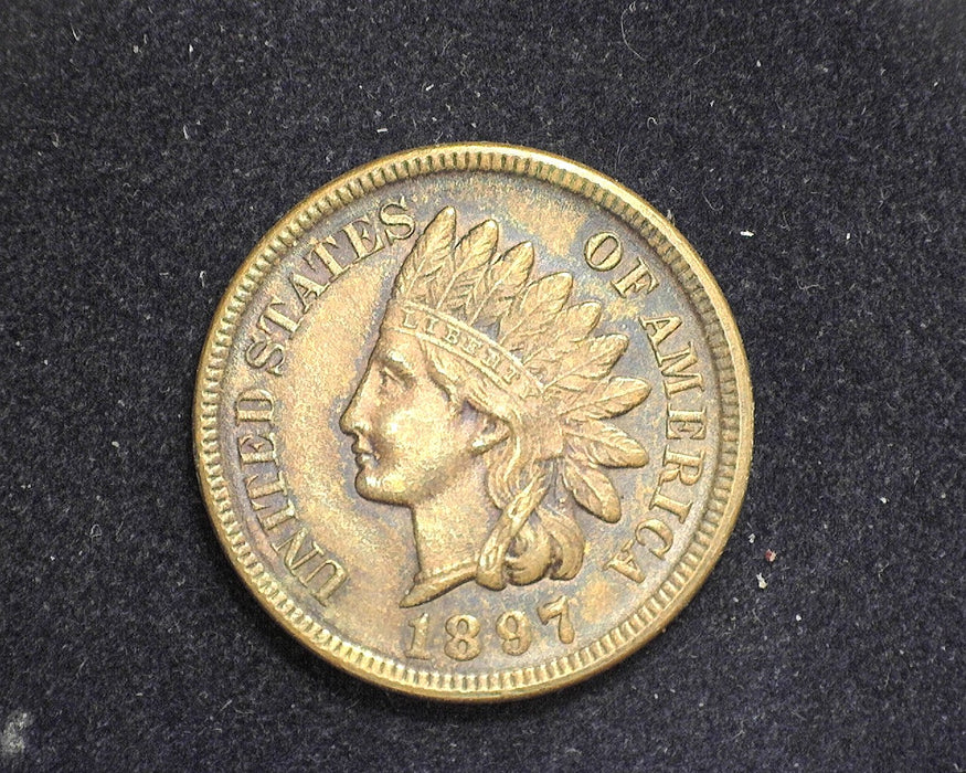 1897 Indian Head Penny/Cent XF - US Coin