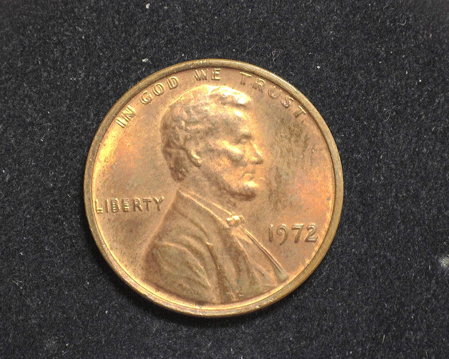1972/72 Lincoln Memorial Penny/Cent BU Choice Full Red - US Coin