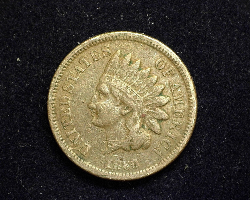 1860 Indian Head Penny/Cent F - US Coin