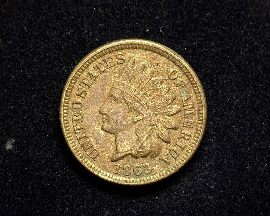 1863 Indian Head Penny/Cent XF - US Coin