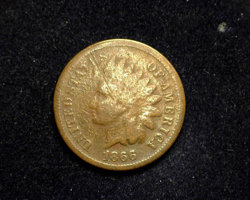 1866 Indian Head Penny/Cent G - US Coin