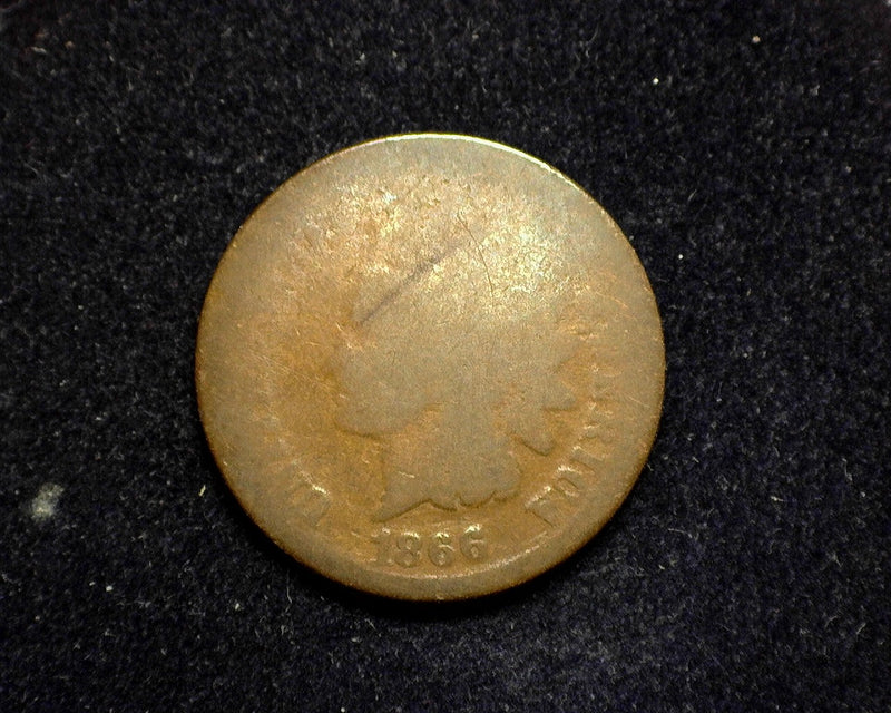 1866 Indian Head Penny/Cent AG - US Coin