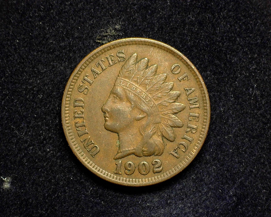 1902 Indian Head Penny/Cent VF/Xf - US Coin