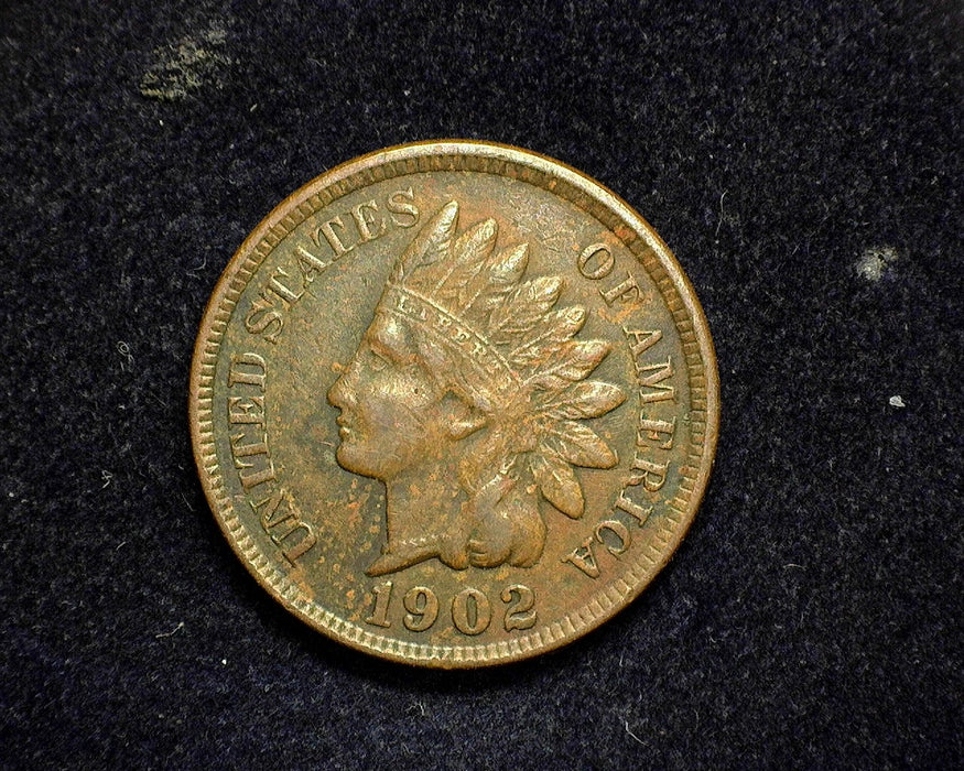 1902 Indian Head Penny/Cent VF/Xf - US Coin