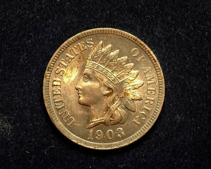 1903 Indian Head Penny/Cent BU - US Coin