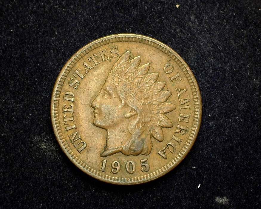 1905 Indian Head Penny/Cent VF/Xf - US Coin