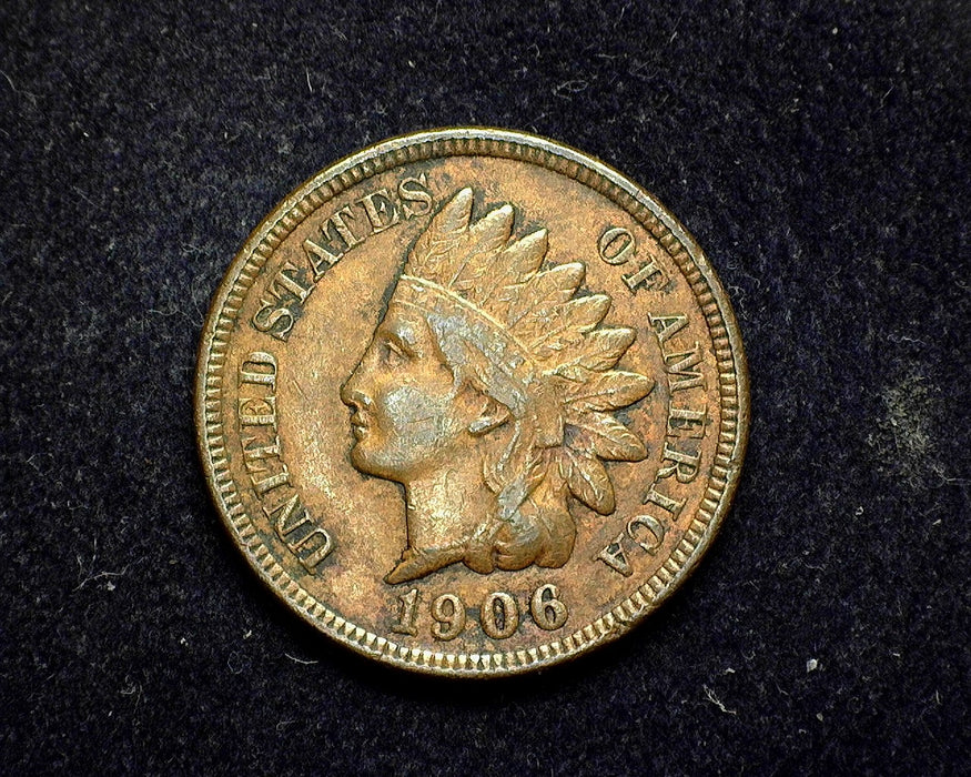 1906 Indian Head Penny/Cent VF/Xf - US Coin