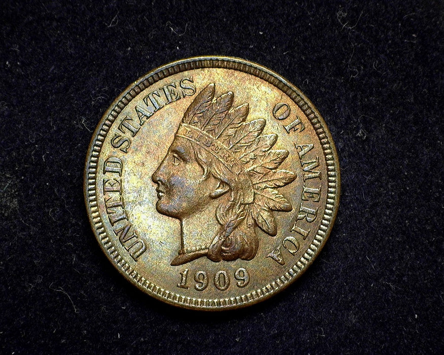 1909 Indian Head Penny/Cent BU Red/Brown - US Coin