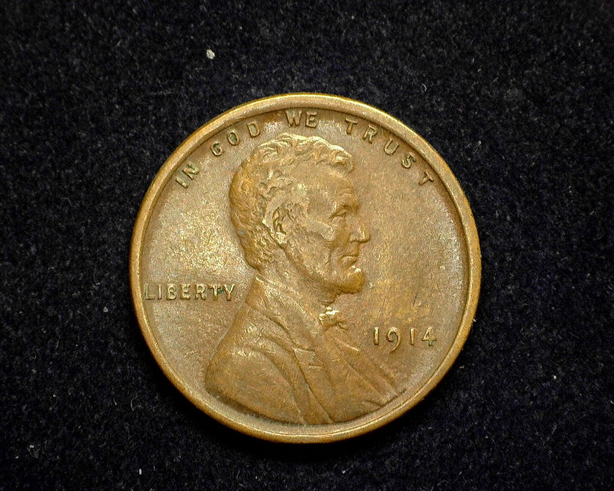 1914 Lincoln Wheat Penny/Cent XF - US Coin