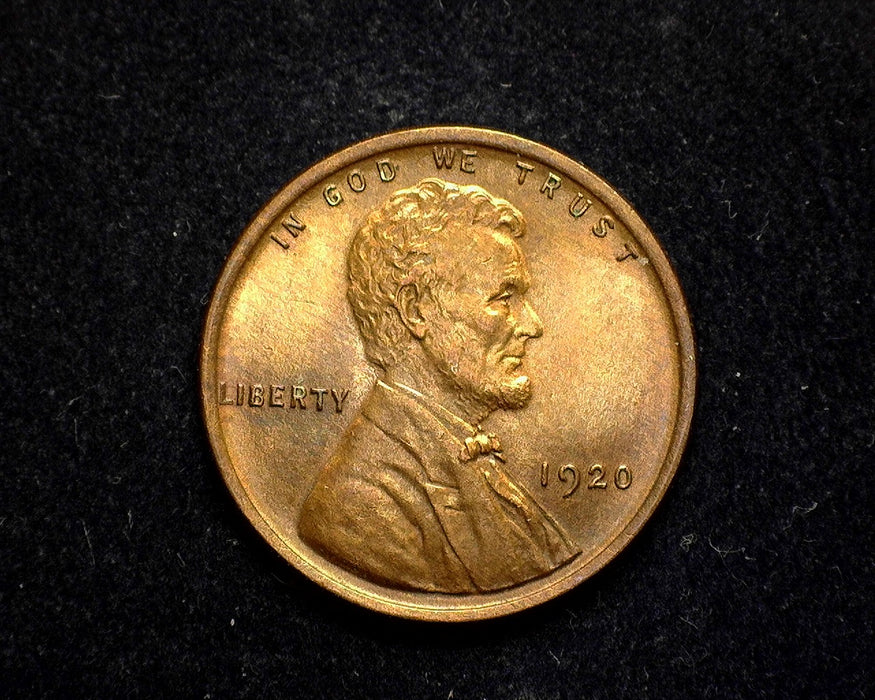 1920 Lincoln Wheat Penny/Cent BU Red - US Coin