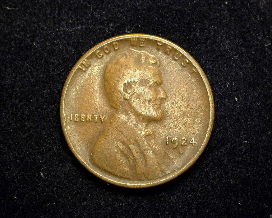1924 D Lincoln Wheat Penny/Cent VG - US Coin
