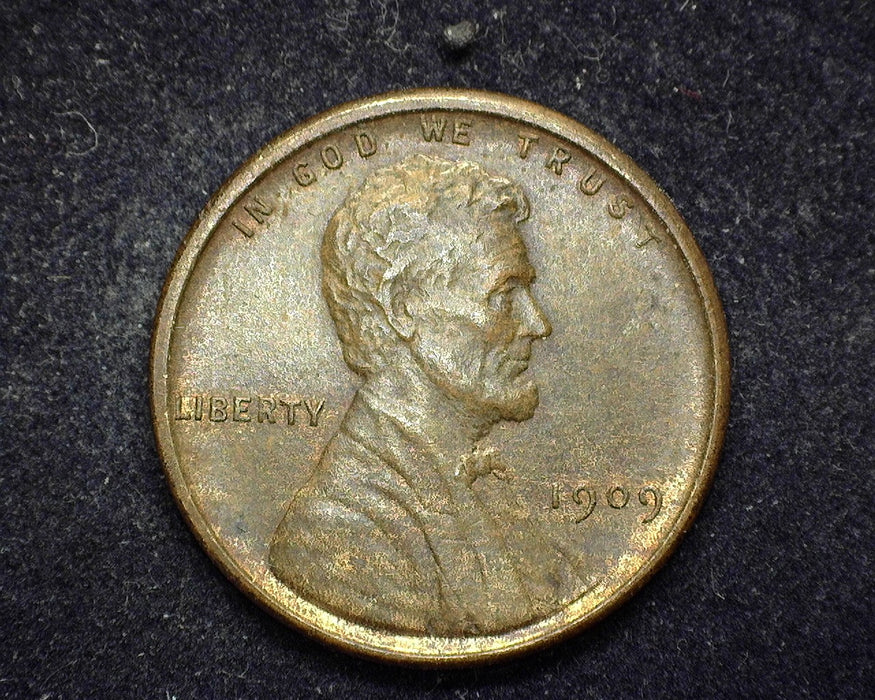 1909 VDB Lincoln Wheat Cent AU - Coin