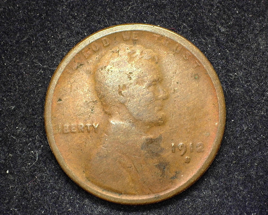 1912 S Lincoln Wheat Cent G - Coin