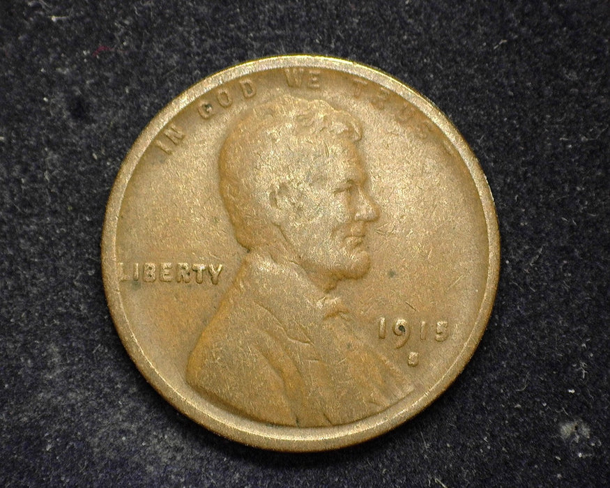 1915 S Lincoln Wheat Cent G - Coin