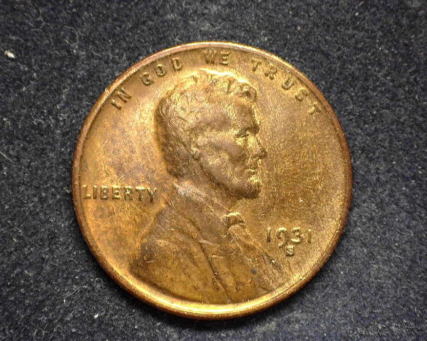 1931 S Lincoln Wheat Cent Vf/Xf - Coin