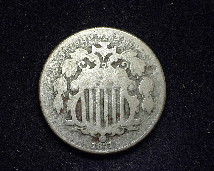 1871 Shield Nickel G - US Coin