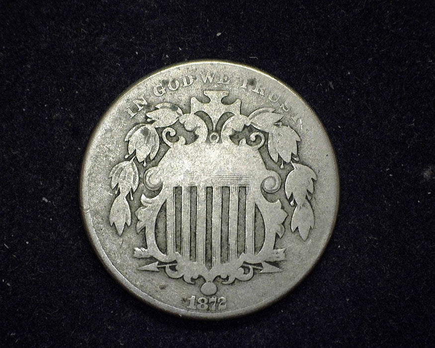 1872 Shield Nickel G - US Coin