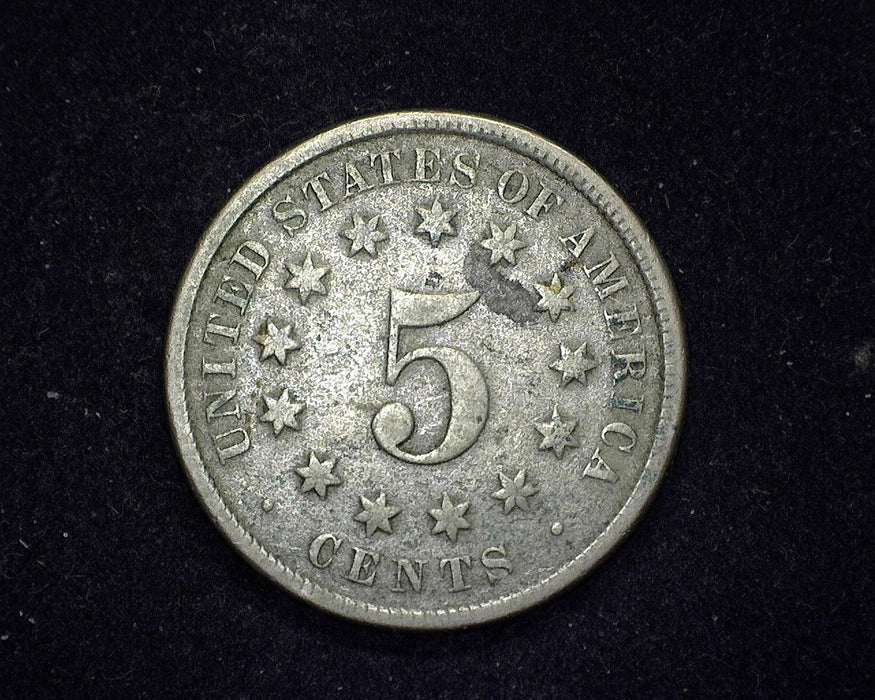 1874 Shield Nickel VG Damaged - US Coin