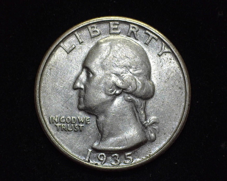 1935 S Washington Quarter Xf/Au - US Coin