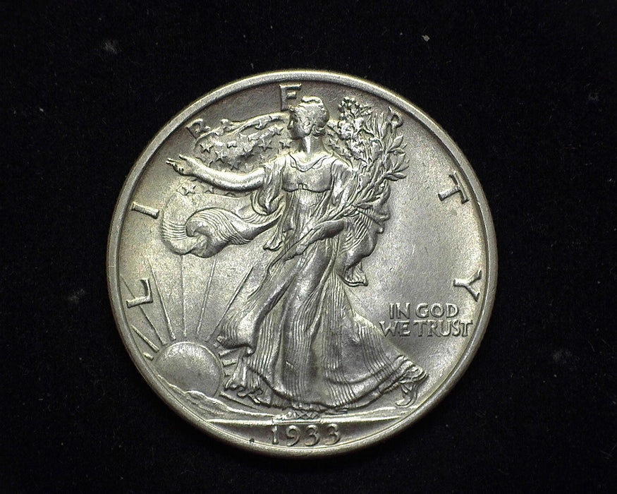 1933 S Liberty Walking Half Dollar UNC - US Coin