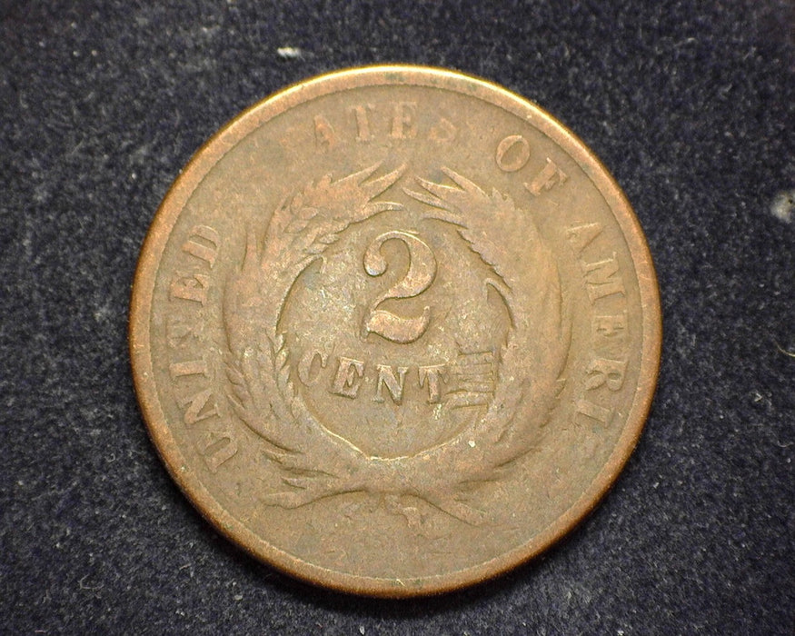 1865 Two Cent Piece G - US Coin