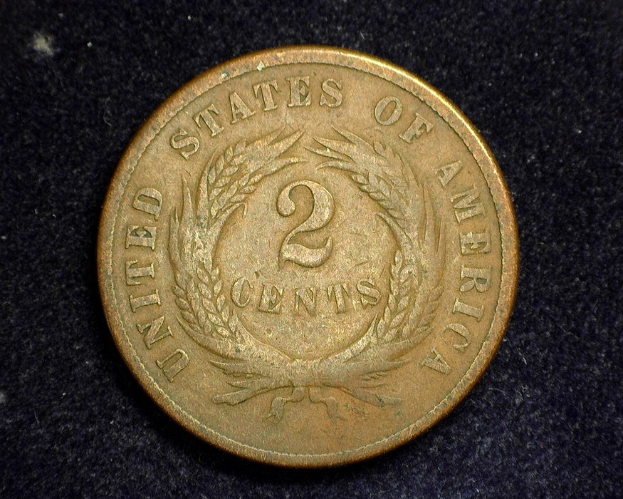 1869 Two Cent Piece G - US Coin