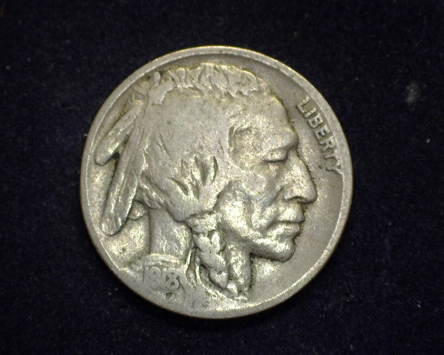 1918 D Buffalo Nickel VG - US Coin