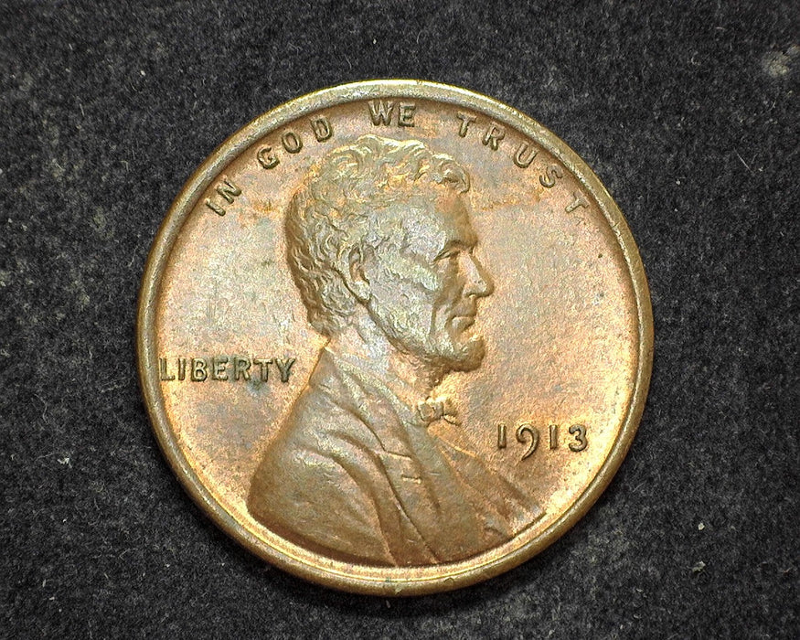 1913 Lincoln Wheat Penny/Cent BU R&B - US Coin