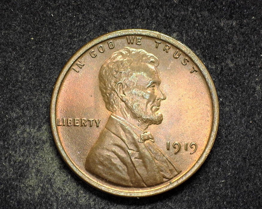 1919 Lincoln Wheat Penny/Cent BU MS63 R&B - US Coin