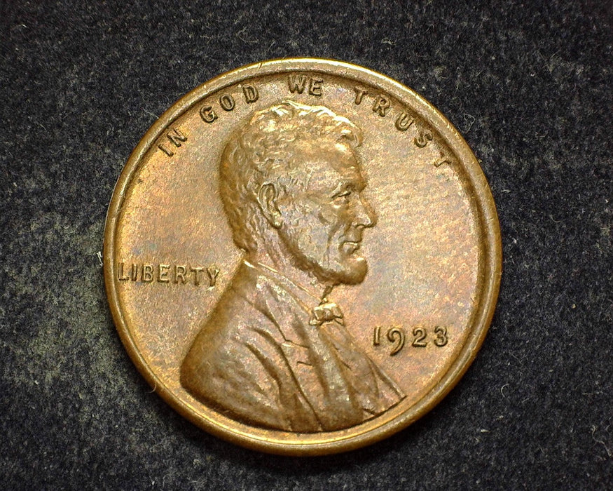 1923 Lincoln Wheat Penny/Cent UNC MS60 - US Coin