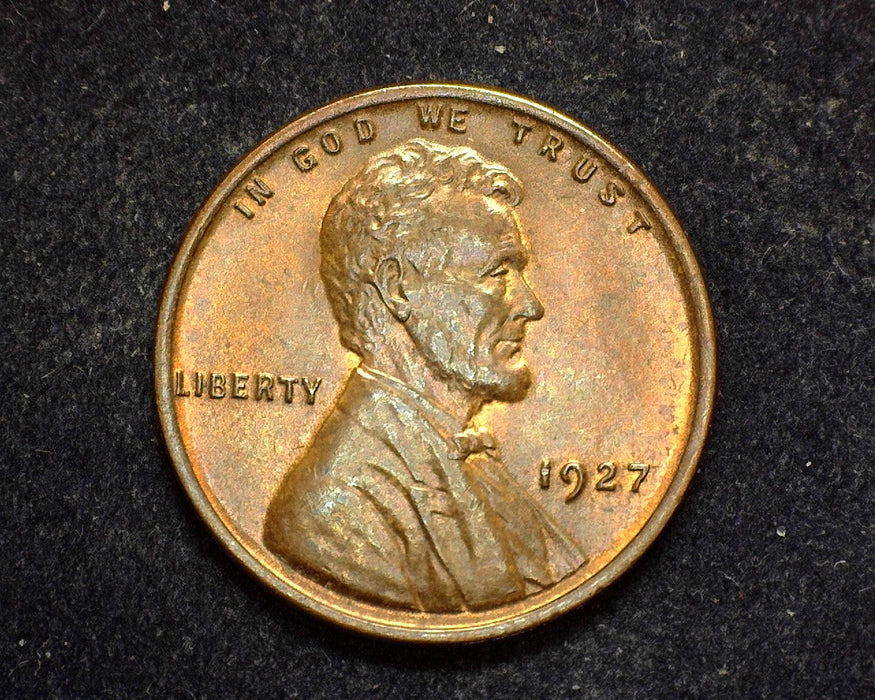 1927 Lincoln Wheat Penny/Cent BU R&B - US Coin