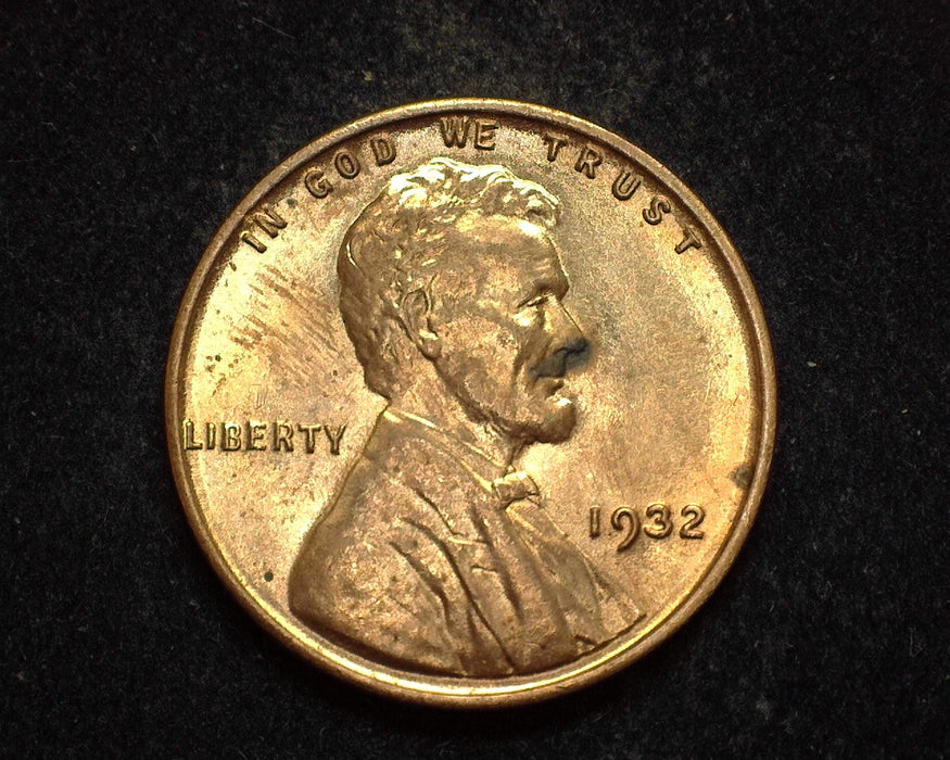 1932 Lincoln Wheat Penny/Cent UNC Tiny spots - US Coin