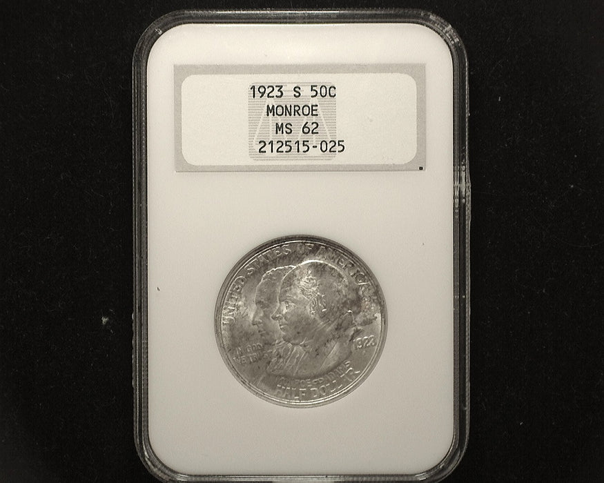 1923 S Monroe Commemorative MS62 NGC - US Coin
