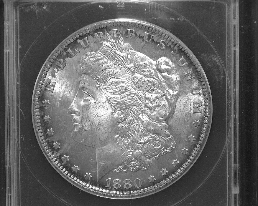1880 S Morgan Dollar VAM12 MS64 ANACS - US Coin