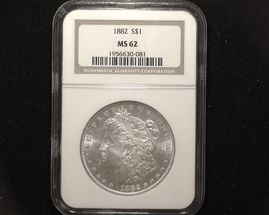 1882 Morgan Dollar MS62 NGC - US Coin