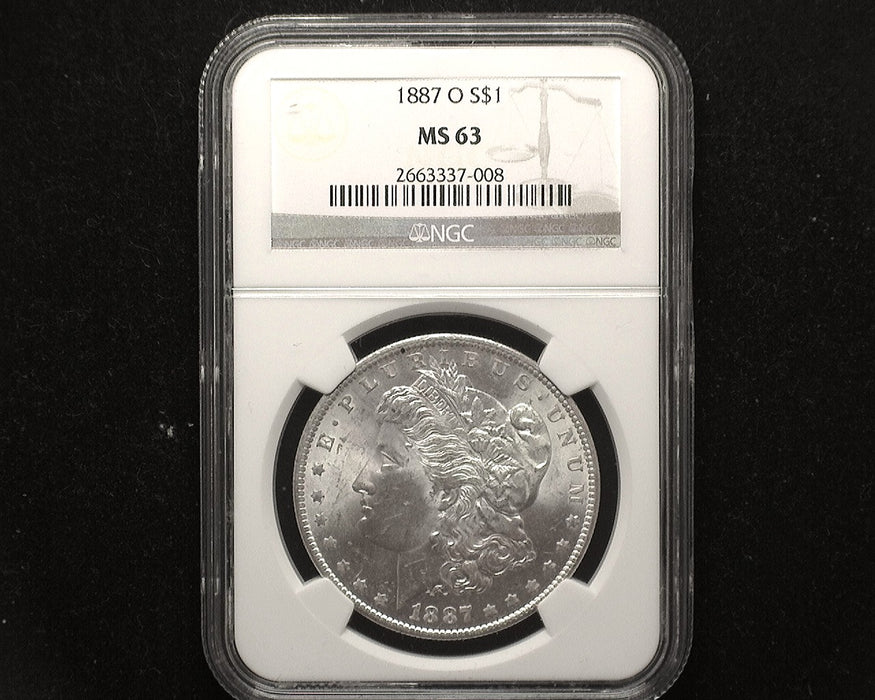 1887 O Morgan Dollar MS63 NGC - US Coin