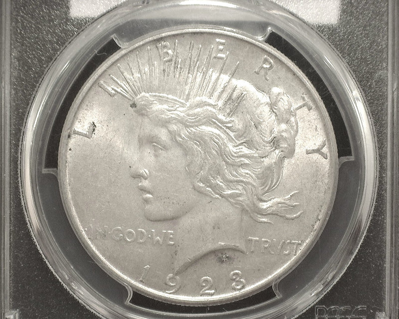 1923 D Peace Dollar MS62 PCGS - US Coin