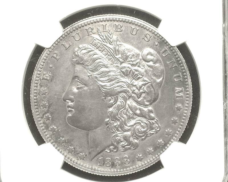 1888 Morgan Dollar PF61 NGC Rare proof with only 833 made. Nice coin with dark toning. - US Coin