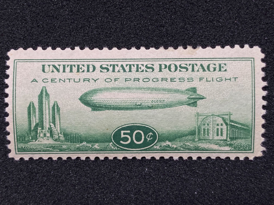 #C18 Stamp - Zeppelin -  Vf/Xf MLH Fresh and Choice US Stamp