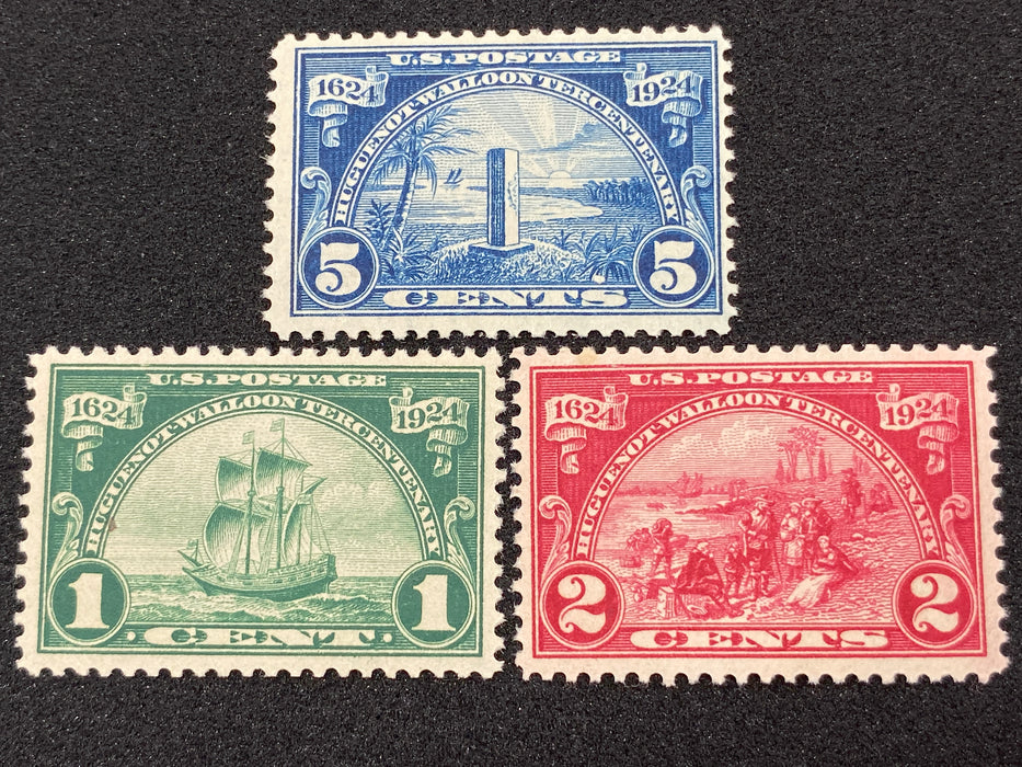 Scott 614/615/616 Stamps - F/VF MNH Rich Color