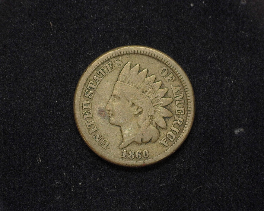 1860 Indian Head Penny/Cent VG/F - US Coin