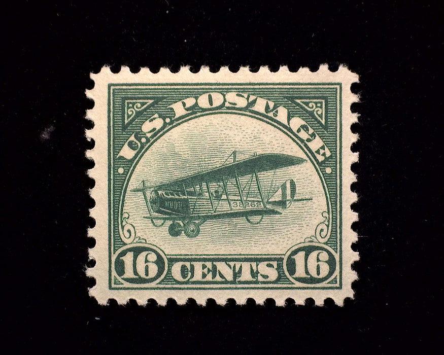 #C2 Mint 16 Cent Air Mail Vf/Xf LH US Stamp