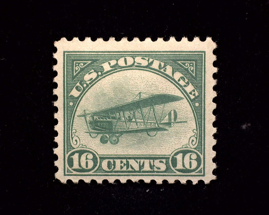 #C2 Mint 16 Cent Air Mail F/VF H US Stamp