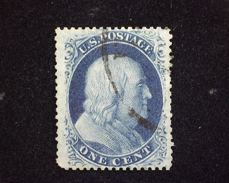 #24 Choice used stamp with faint cancel. XF Used - US Stamp