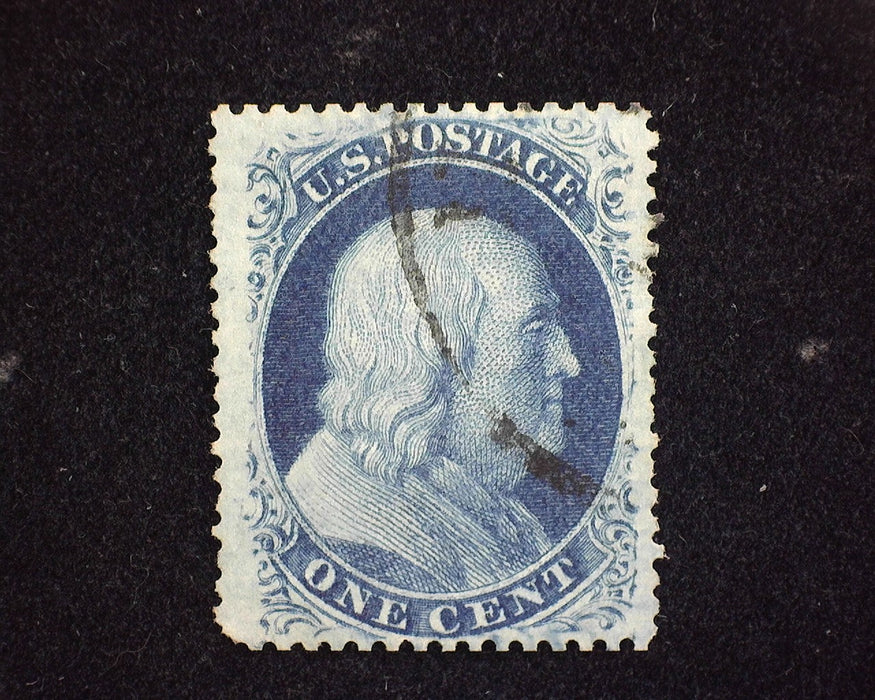 #24 Choice used stamp with faint cancel. Used XF US Stamp