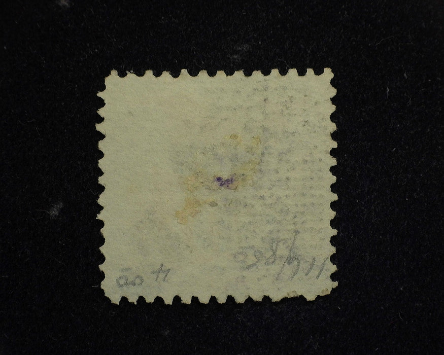 #116 Rich color with segmented cork cancel. VF Used US Stamp
