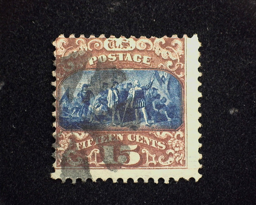 #119 Fresh good color used stamp. F Used US Stamp