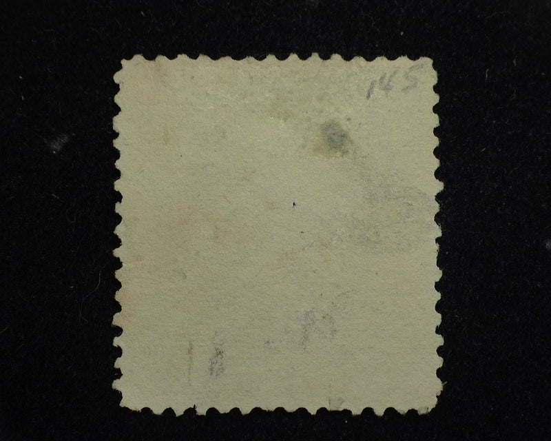 #145 Incredible "Jumbo" margin with unfortunate thin. Mint XF/Sup No gum - US Stamp